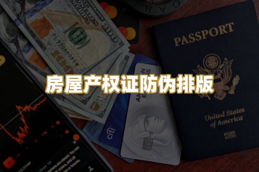 房屋产权证防伪排版
